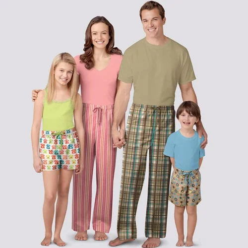 Simplicity PJ Trousers & Shorts S9127 Best-selling pajama sets 2024