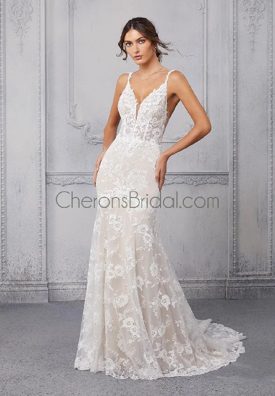 Blu - 5911 - Cecily - Cheron's Bridal, Wedding Gown Princess Wedding Dress