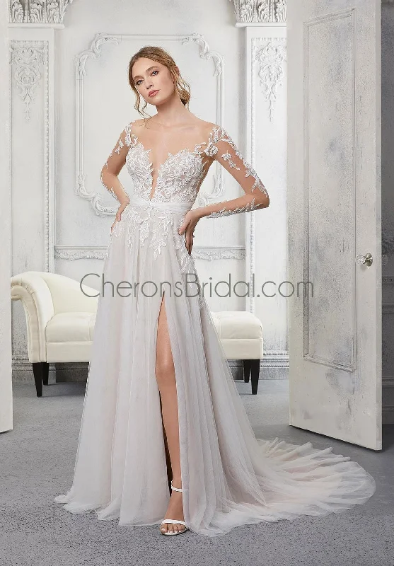 Blu - 5912 - Colleen - Cheron's Bridal, Wedding Gown A-line Wedding Gown