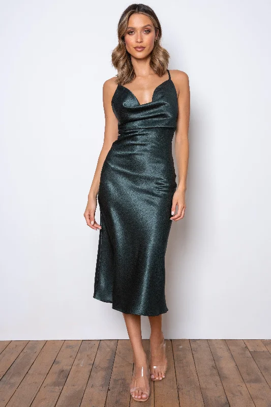 Apollo Dress - Emerald Green Best midi dresses for date night