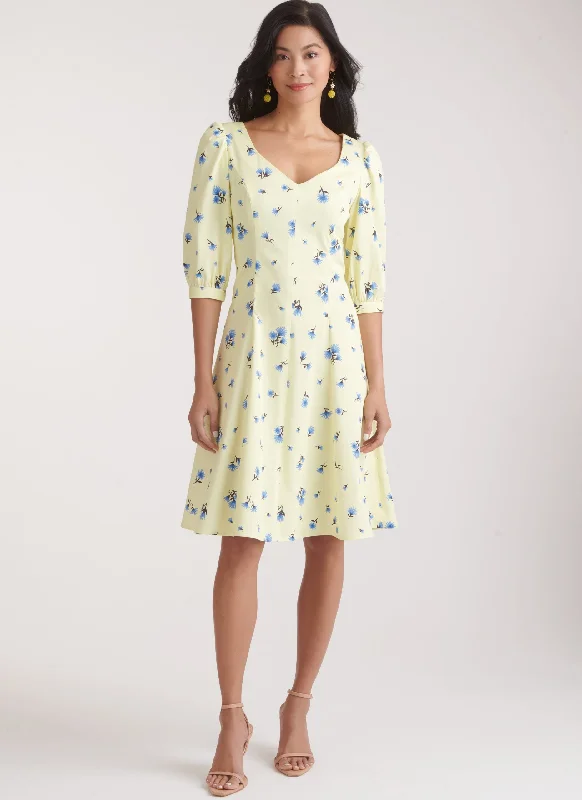 New Look Dress N6776 Preppy midi dresses