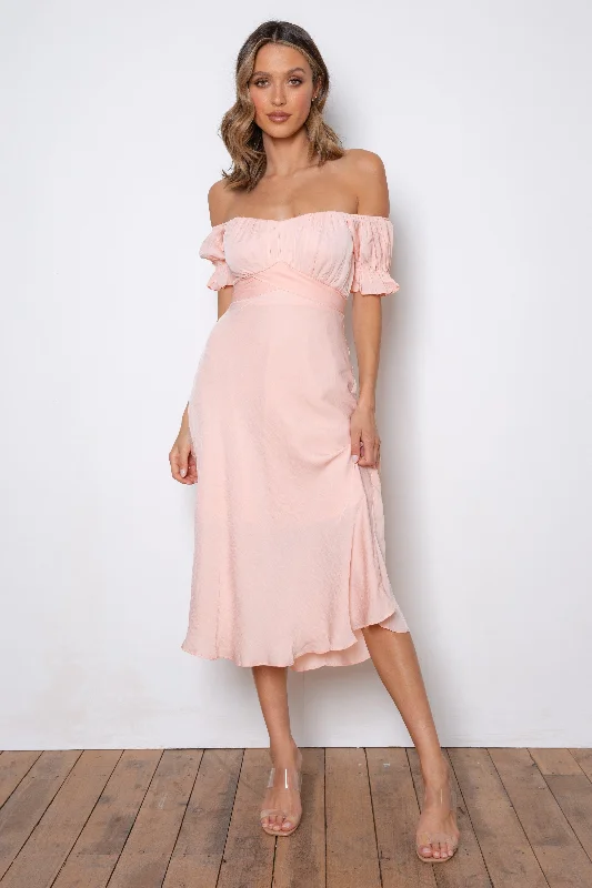 Samantha Dress - Light Pink Birthday midi dresses