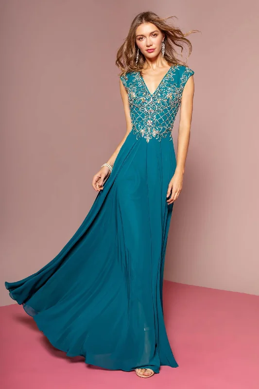 Cap Sleeve Long Prom Dress Sale Women's maxi dresses