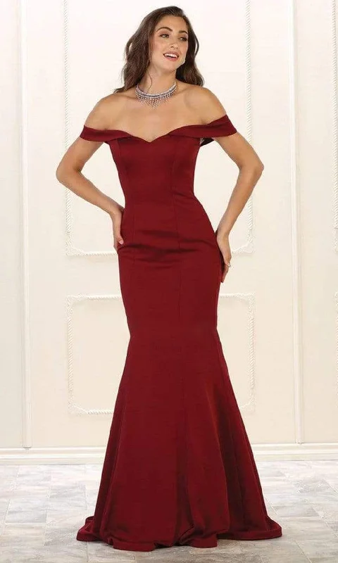 May Queen - MQ1547 Off Shoulder Mermaid Evening Gown Christmas party dresses