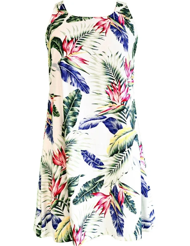 A-Line Back Cutout Dress Birds of Paradise Backless unclassified dresses