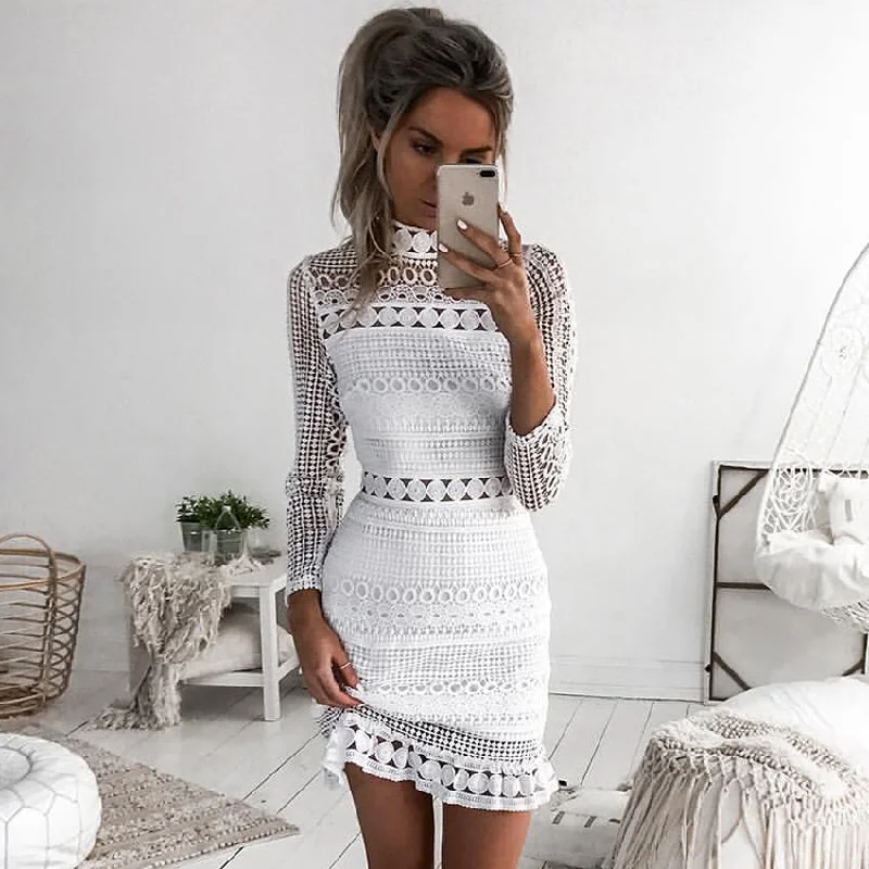 BEVERLY Dress - White Preppy unclassified dresses