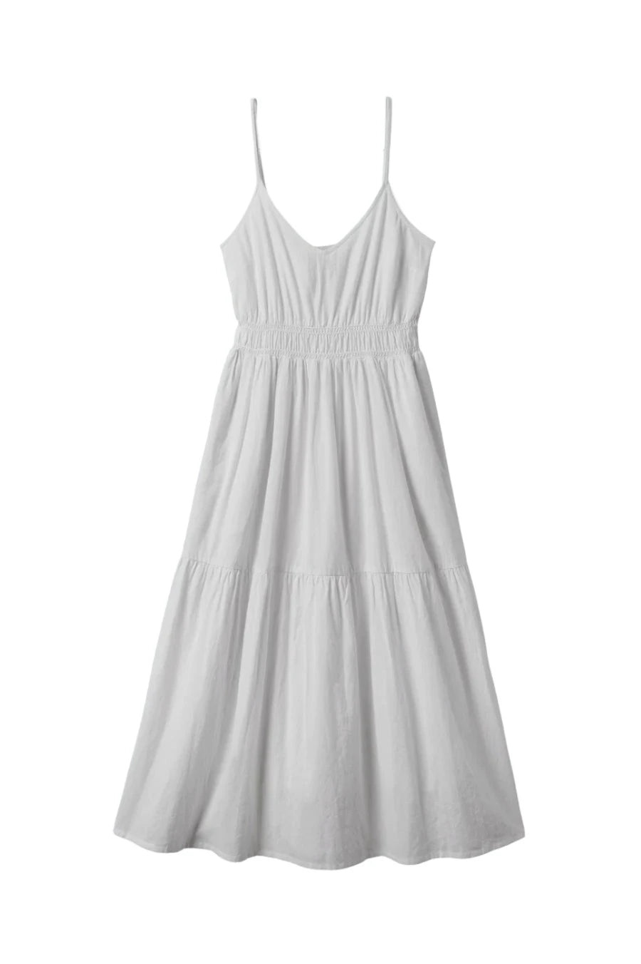 BRIXTON Women's Sidney Dress White Solid Silk unclassified dresses