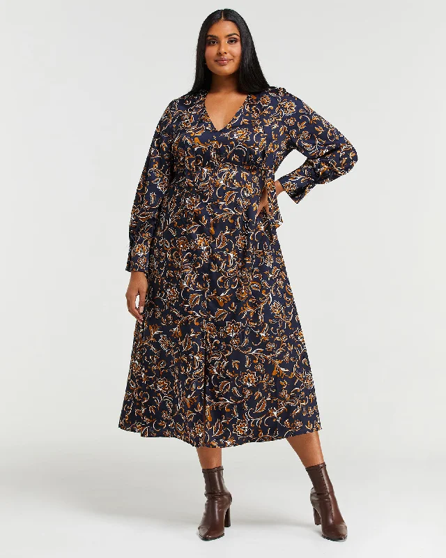 Capitano Dress | Print Comfortable floral dresses for everyday wear