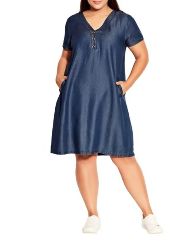 Cassie Pocket Dress | Indigo Affordable unclassified dresses