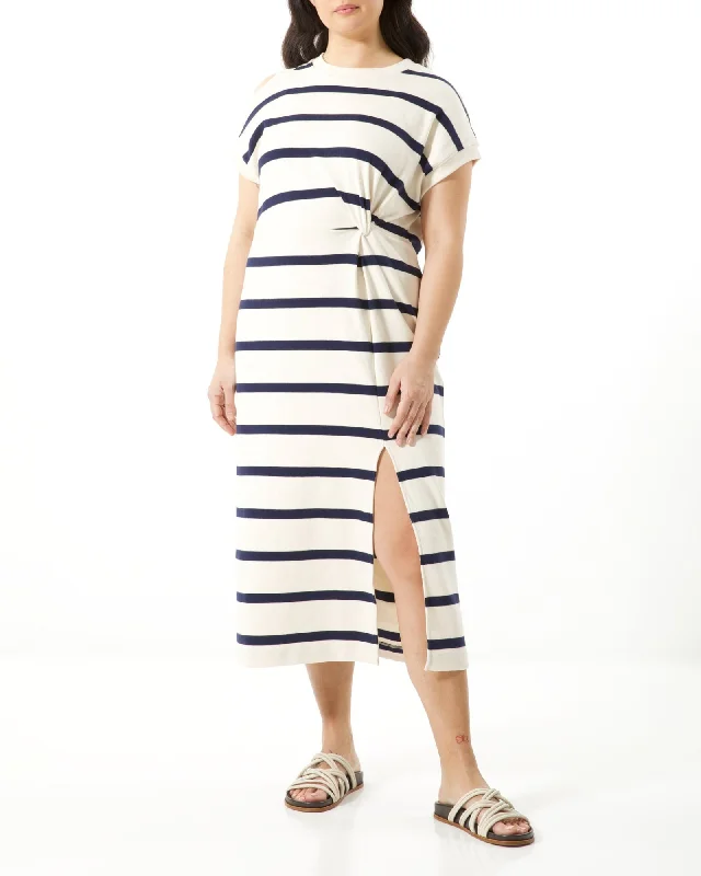 Charlie Dress | CREAM/MARITIME BLUE Travel unclassified dresses