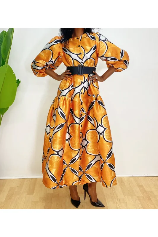 Orange Print Jacket Dress ASOS floral dresses