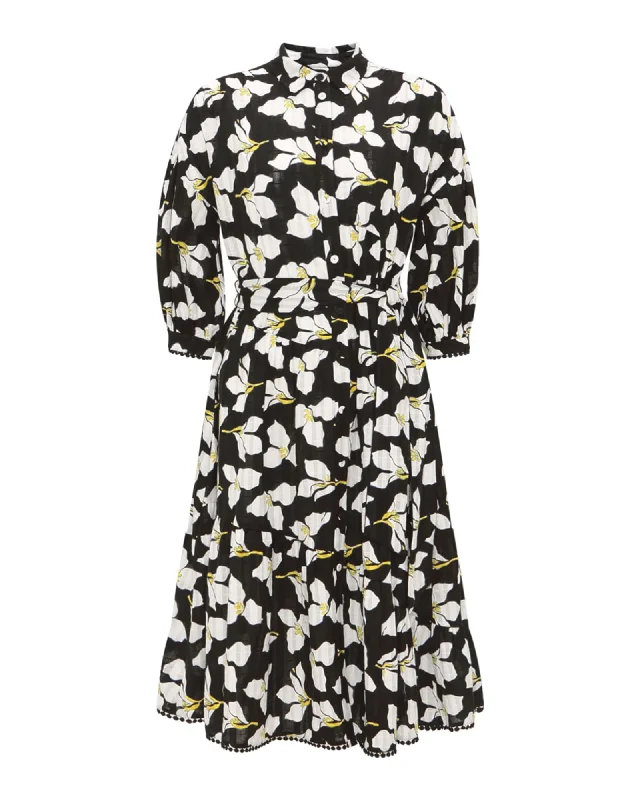 DVF Luna Dress | Black Chiffon unclassified dresses