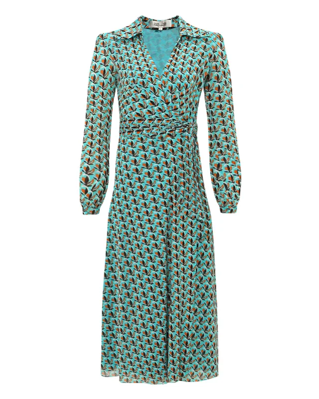 DVF Phoenix Dress | Green Knitted unclassified dresses