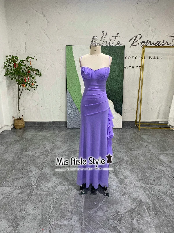 Fit and Flare Lavender Vintage Prom Dress Breathable unclassified dresses