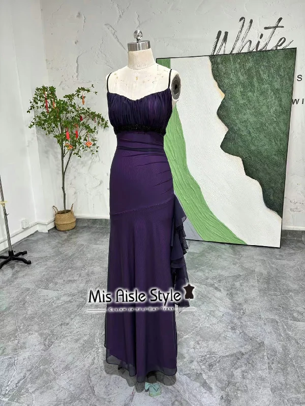 FIt and Flare Purple 90s Prom Dress Gothic unclassified dresses