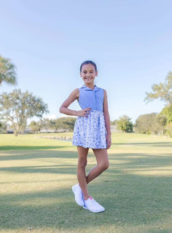 Girls Darby Golf & Tennis Dress - Club Life Peri Winter unclassified dresses