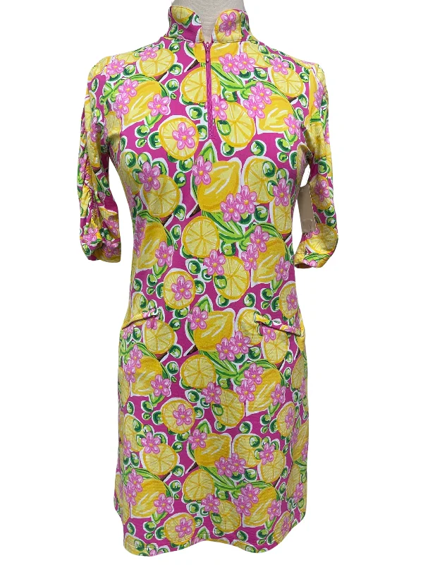 IBKUL Lemon Garden Dress - Small (FINAL SALE ITEM) Date night unclassified dresses