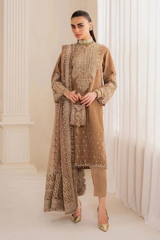 Light Brown Velvet Pakistani Suit Affordable unclassified dresses