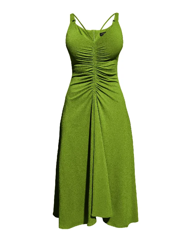 MADDY DRESS | Peridot Green Lounge unclassified dresses