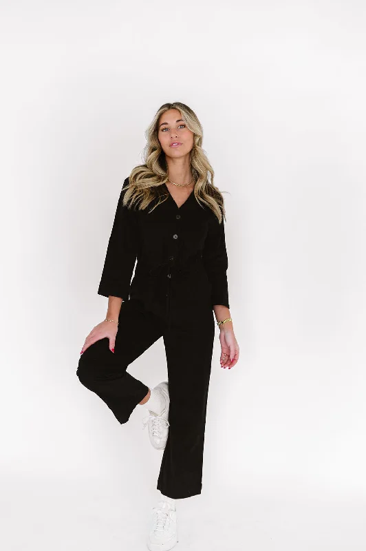 Mavis Jumpsuit in Black Comfortable unclassified dresses