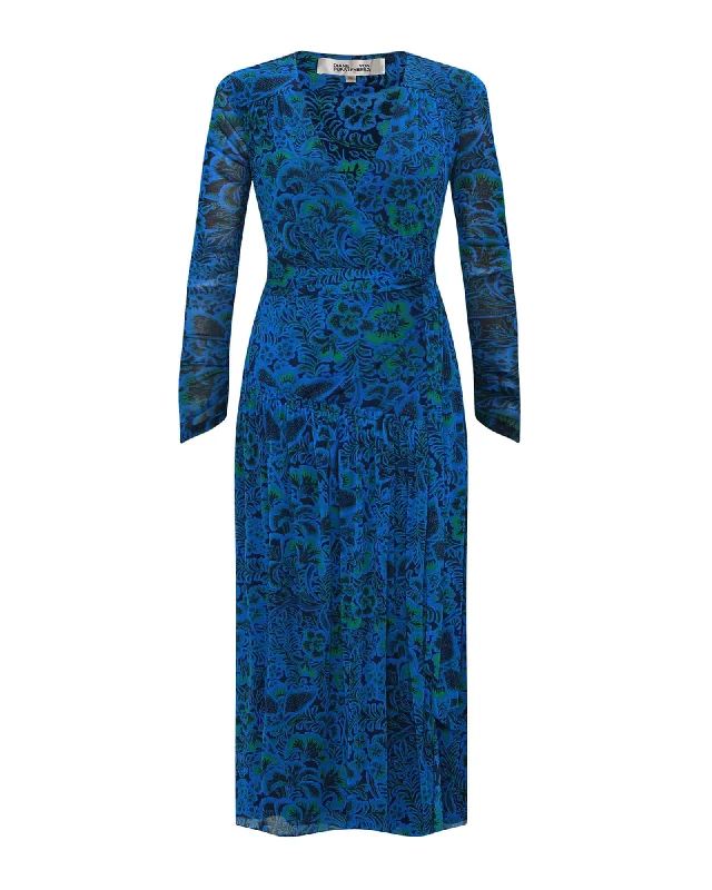 Sabina Dress | Fantasia Paisley Fall Green Satin unclassified dresses