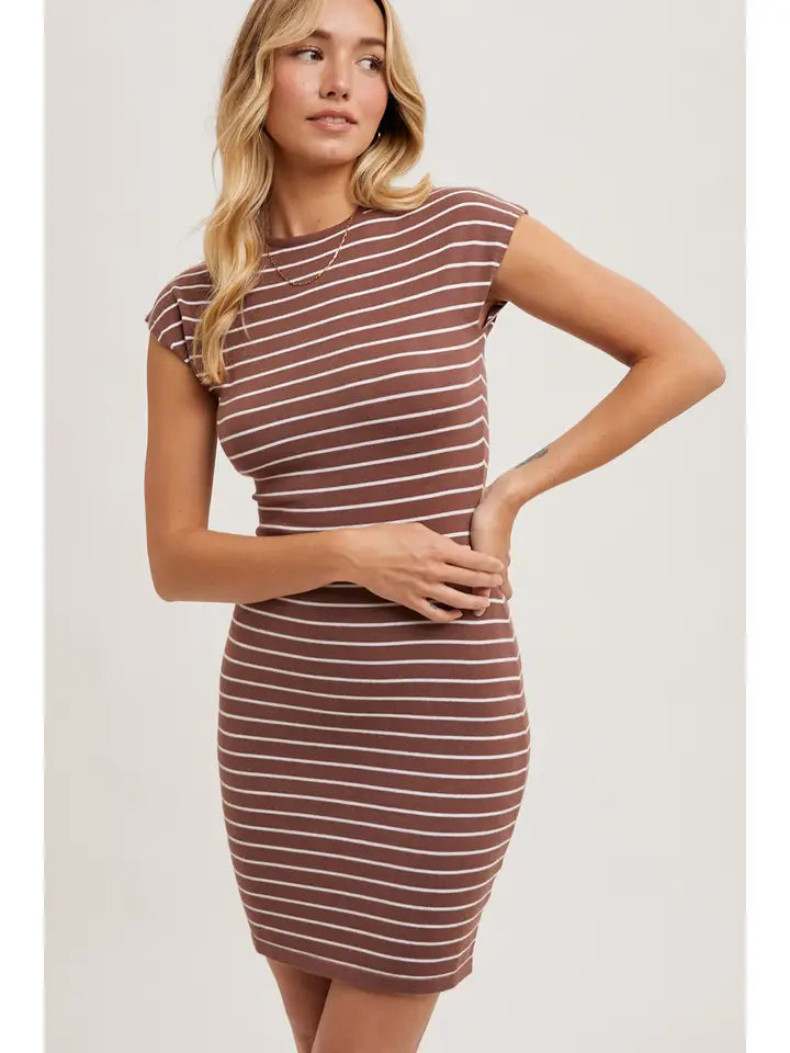 SARAH STRIPED DRESS Stretchy unclassified dresses