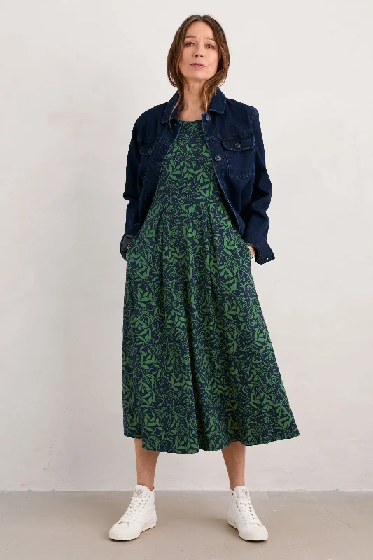 Seasalt Veronica Dress in Wandering Peas Maritime Ruffled unclassified dresses