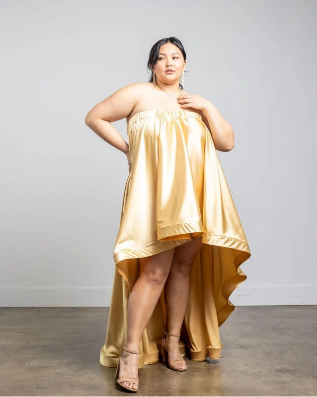 Selene Dress | Gold Holiday unclassified dresses