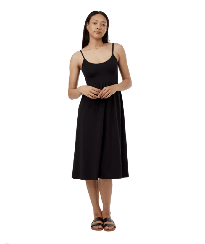 TENTREE Women's Modal Dress Meteorite Black Boho unclassified dresses