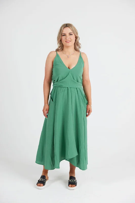 THE LADYKILLERS CAMI DRESS - GREEN Sequin unclassified dresses