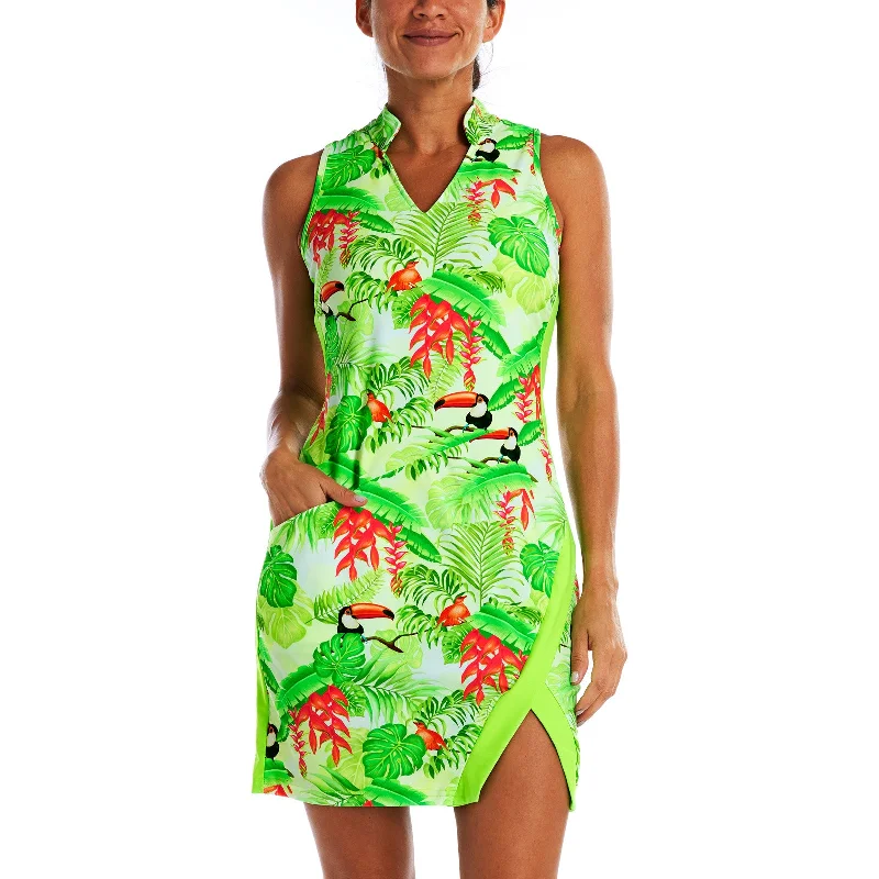 Tzu Tzu Kaia Dress - Toucan Jan High-low unclassified dresses