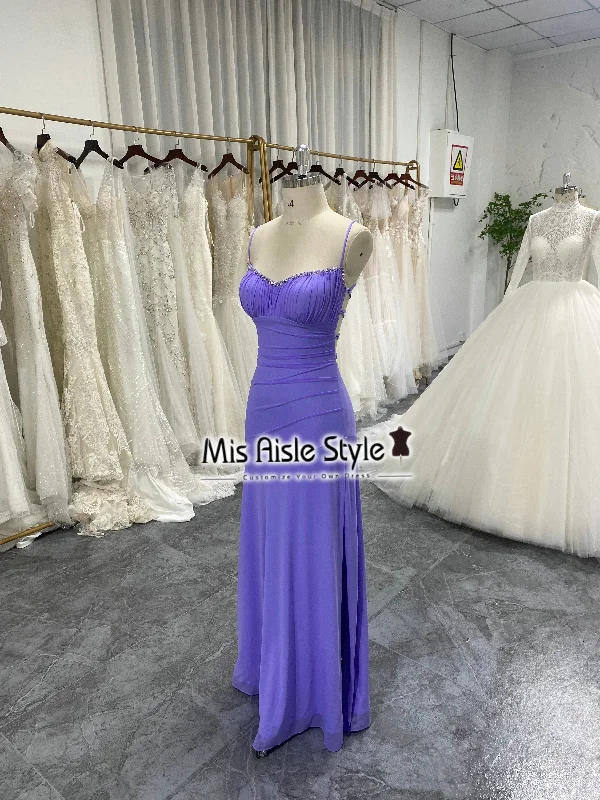 Vintage Fitted Sweetheart Lavender Prom Dress Travel unclassified dresses