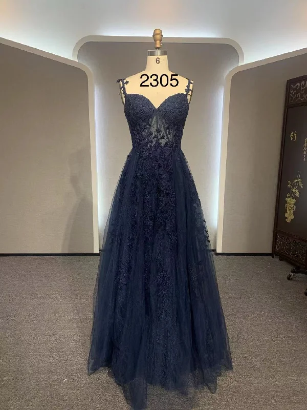 Wholesale Navy Blue Dresses-2305 Short unclassified dresses