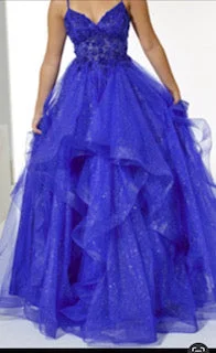 Wholesale Royal Blue Beaded Prom Dresses Knitted unclassified dresses