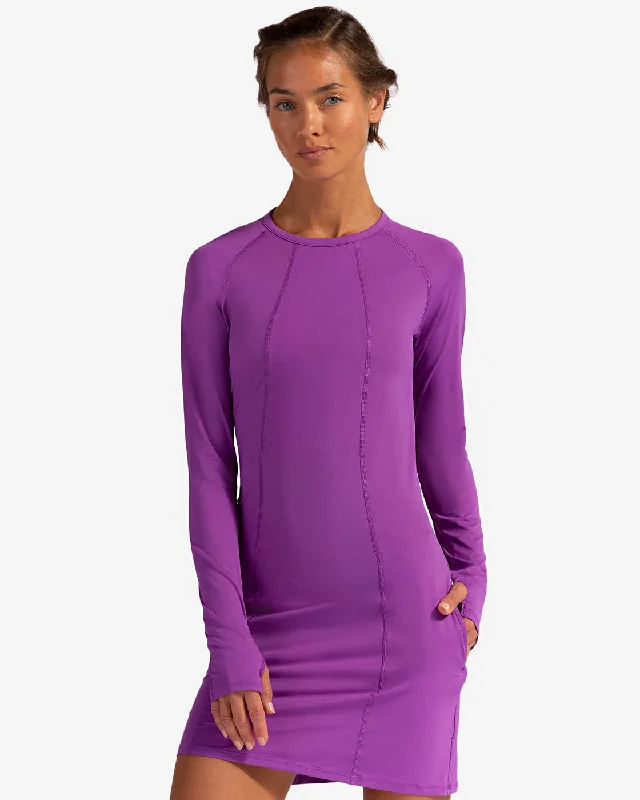 WOMEN'S TUNIC DRESS (2025) - Purple Fashionable unclassified dresses