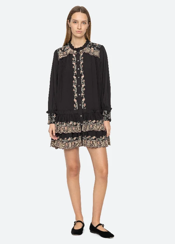 Lacey Tunic Lace Dress Flare