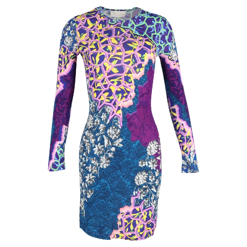 Peter Pilotto Marine Printed Bodycon Dress in Multicolor Viscose Bold Bodycon Look